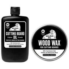 Cutting Board Oil and Wood Wax, Bundle