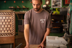 Support Your Local Woodshop Shirt, Brown