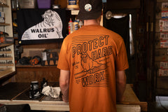 Protect Hard Work Shirt, Orange