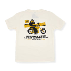 Youth Moto Tee, Natural
