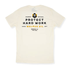 Protect Hard Work Tee, Natural