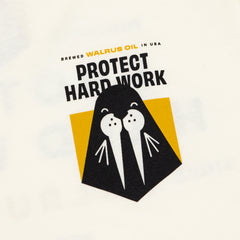 Protect Hard Work Tee, Natural