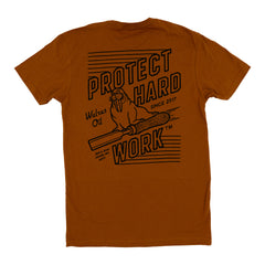 Protect Hard Work Shirt, Orange