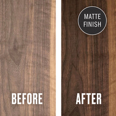 Before and After Pure Tung Oil