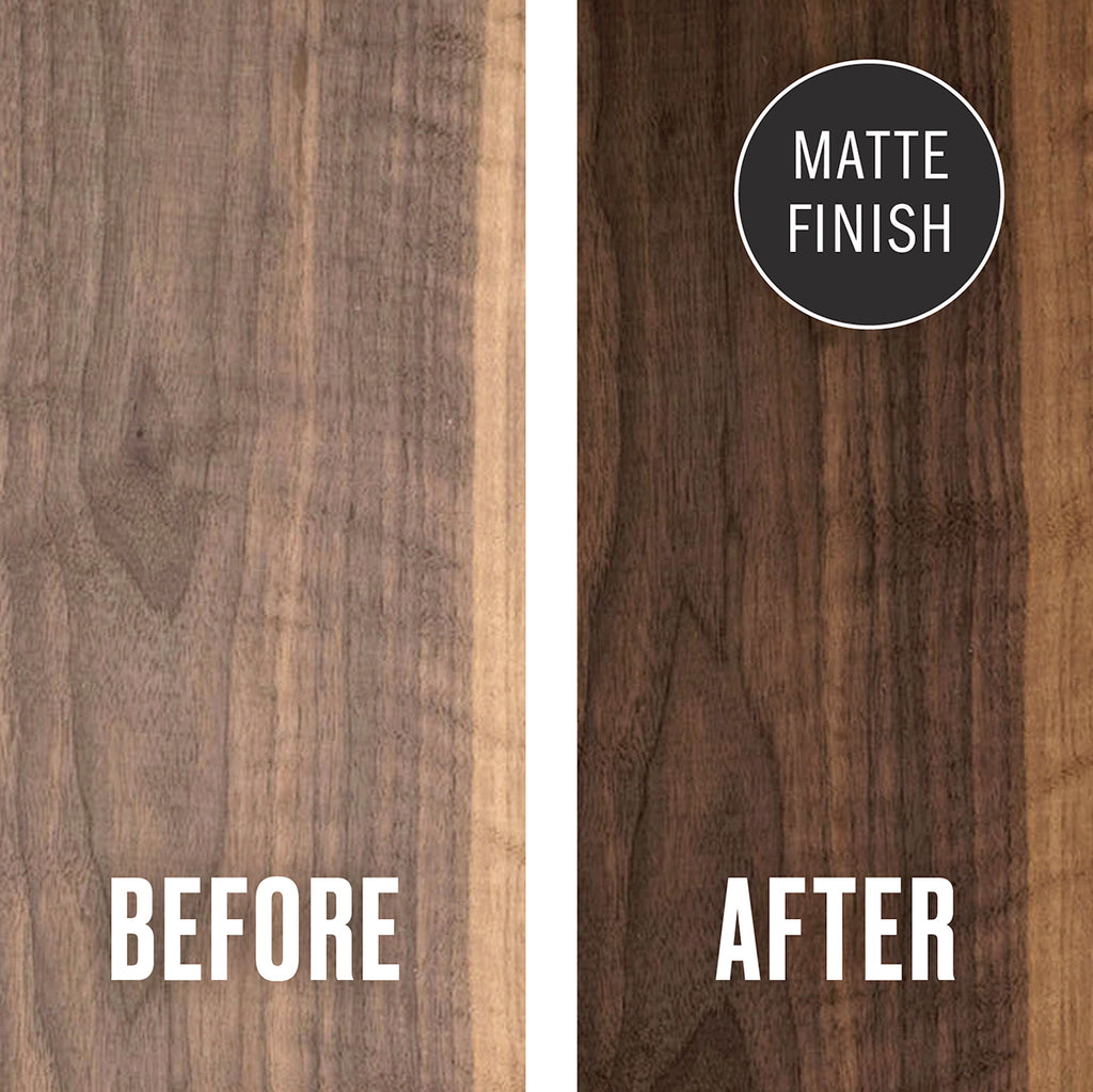 Before and After Pure Tung Oil