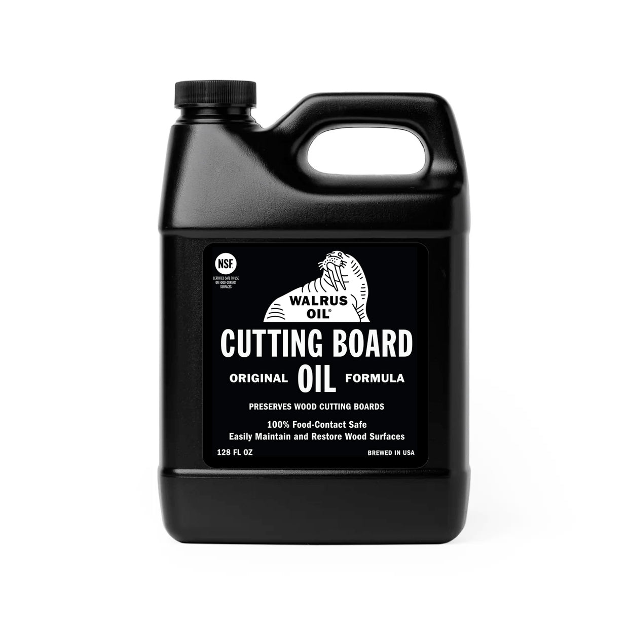 Cutting Board Oil FoodContact Safe, NSF Certified Walrus Oil