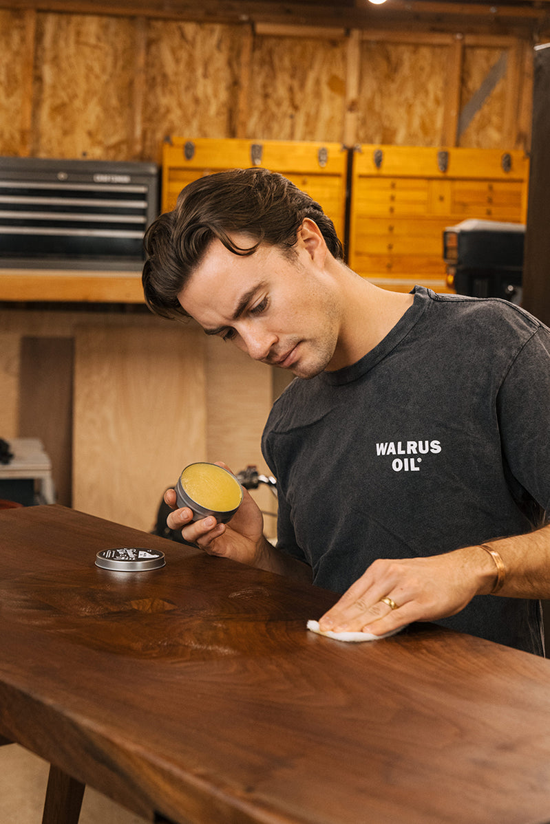 Walrus Oil Furniture Wax, Hard Wax Wood Finish