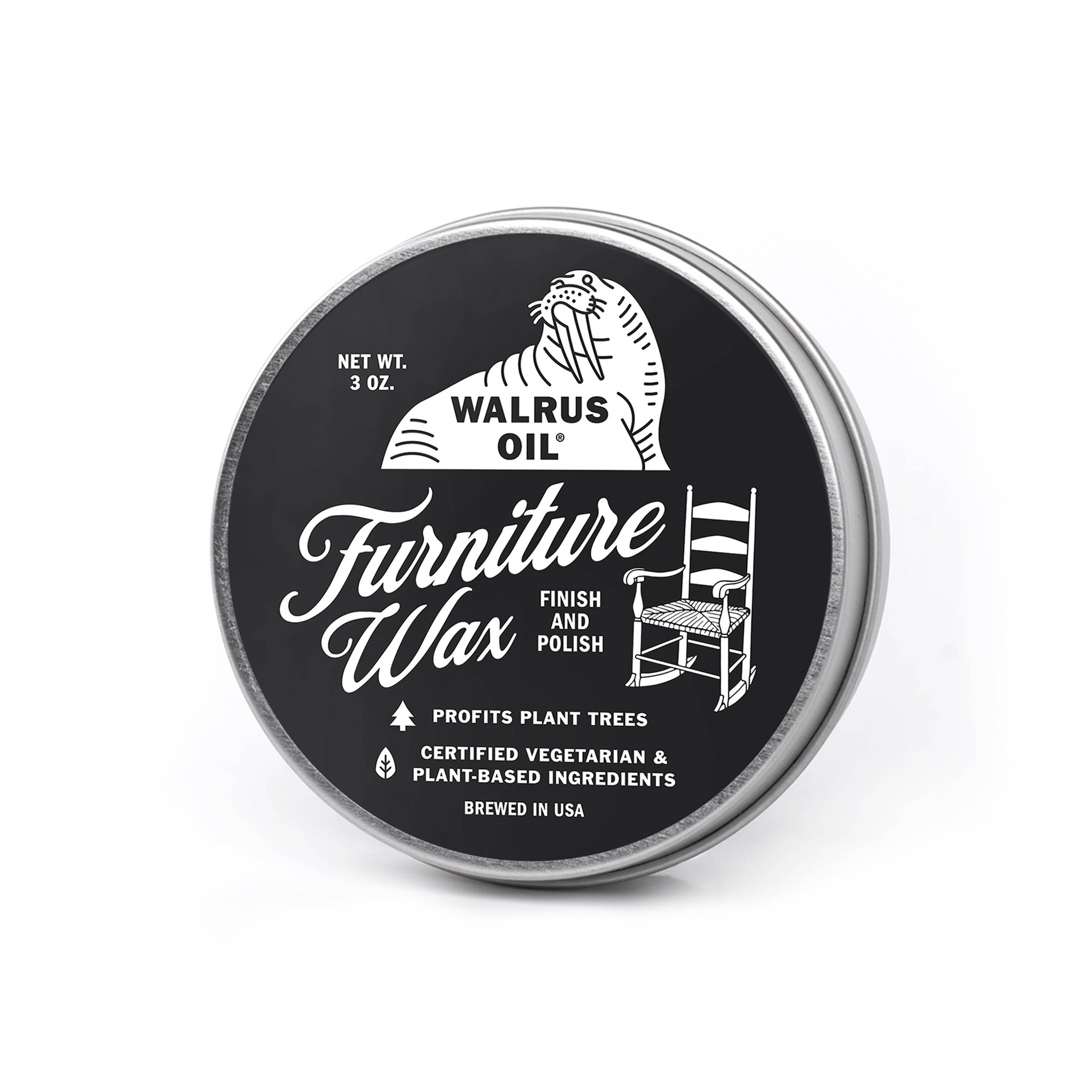 Walrus Oil - Furniture Wax, Hard Wax Wood Finish