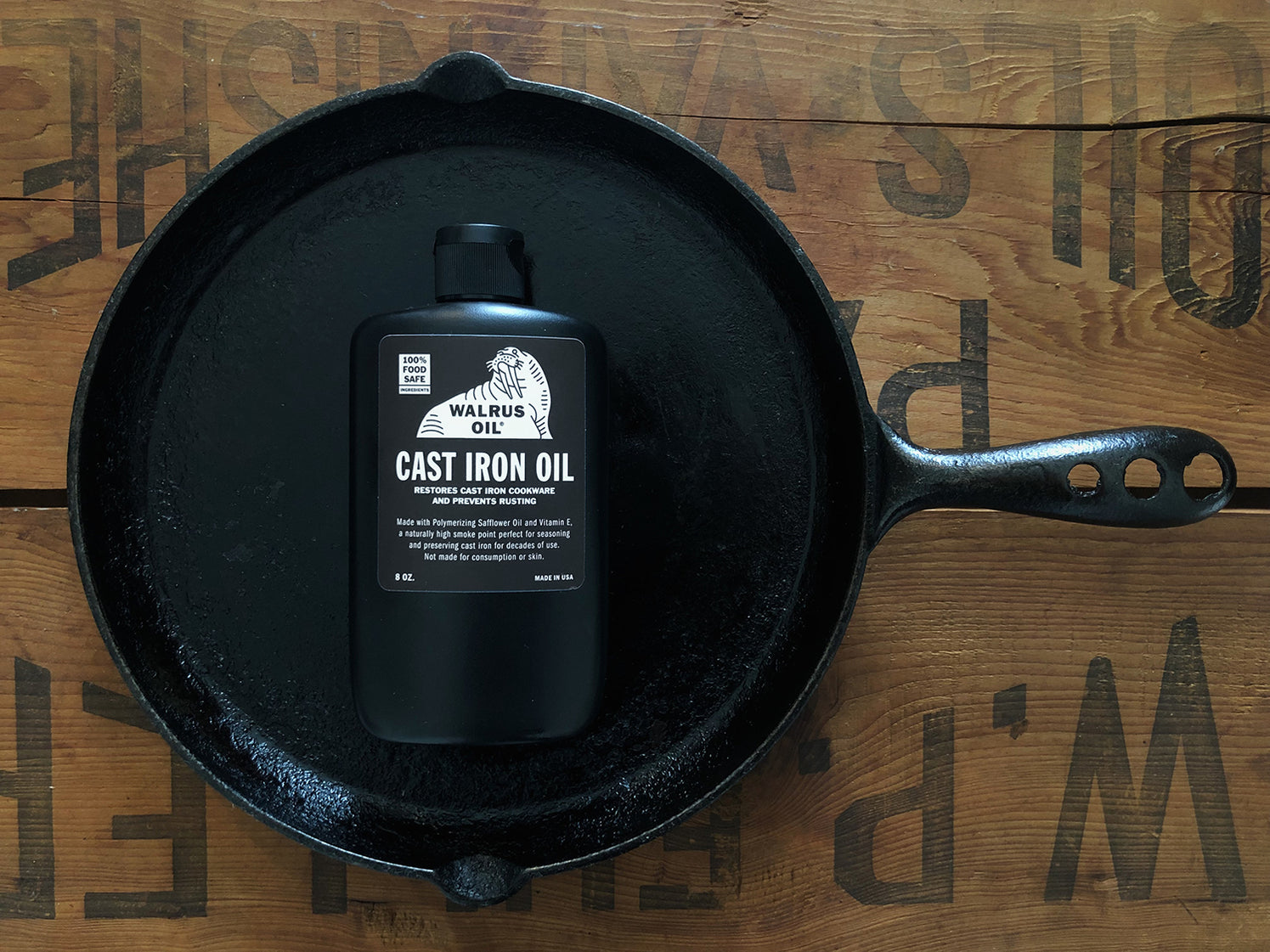Cast Iron Oil Walrus Oil